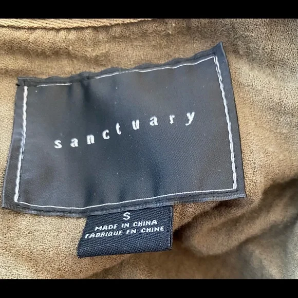 Sanctuary x Anthro Army Green Military Inspired Jacket- Size Small - Picture 6 of 8